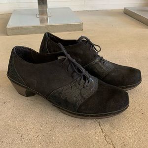 Naot Black Lace Up Shoes Size 41 or 10